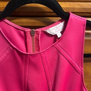 Ted Baker Fuchsia Sleeveless Skater Dress